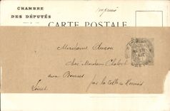 Paris CPA House of Commons Living room Abel de Pujol