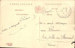 Belgie Belgium Spa CPA Panoramic View Casino