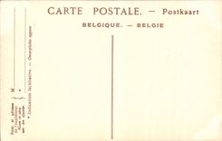 Belgie Belgium Brussels CPA Monument raised with the memory of Auspach