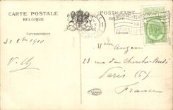 Belgie Belgium Brussels CPA Places of Brouckere E seen towards the boulevard of North