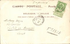 Belgie Belgium Bruges CPA the quay of the rosary and the belfry