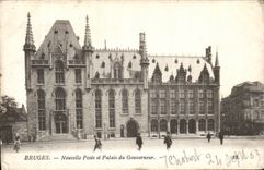 Belgie Belgium Bruges CPA Nouvelle posts and palate of the governor