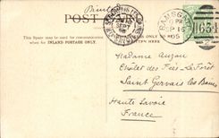 Das Vereinigte Konigreich CPA Ramsgate der innere Hafen von ihm nach Westen Klippe (Boot)