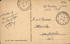 CPA Kaiser Wilhem Boxing ring