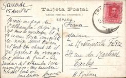 Spain Espana Spain Granada Alhambra CPA Ajimez of the toorre of the courtiva