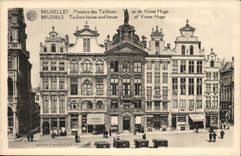 Belgie Belgium Brussels CPA House of the tailors and Victor Hugo