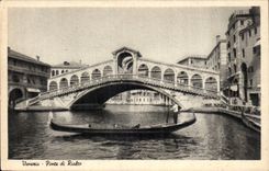 Italy Italia Venezia CPA Bridges di Rialto
