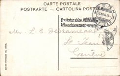 Switzerland Bern CPA Kirchenfeldbrucke und Bunderspalast (bridge bridge)