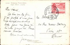 Suisse CPA Schynige Piatte Bahn 