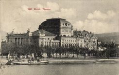 Switzerland CPA Zurich Theater