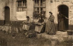 Belgium Bruges CPA Lacemakers (trade)