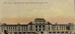 The United States Face view off Bancroft Naval hall Academy Annapolis Mandelevium