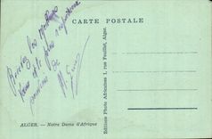 Algerien Algiers CPA Notre Dame von Afrika