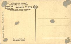 Belgium CPA Castle of Gaesbeek Brussels Room known as of the knights