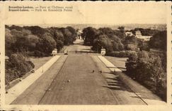 Brussels Laeken CPA Park and royal castle