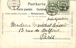 Suisse CPA Interlaken mit Jungfrau