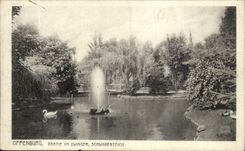 CPA Offenburg Left im Zwinger Schwanenteich