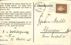 Germany - Deutschland - Bethel Bielefeld - Gedicht - engel - boot - CPA