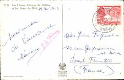 Suisse - Schweiz - Chateau de Chilon - Lac Leman - CPA 