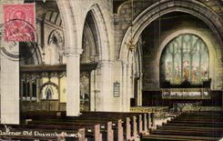 Grande Bretagne CPA Interior Old Ghiswick church