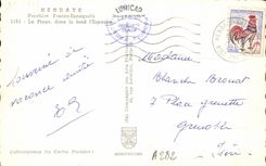 Hendaye - Free Spanish Border - the Beach in the content Spain - CPA