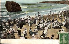 Biarritz - Grande Plage - CPA 