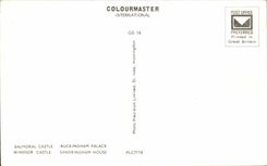 Grande Bretagne Great BRitain Balmorial castle Buckingham palace Windsor CAstle Sandringham house