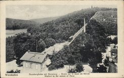 CPA Wiesbaden Nerobergbahn put Neroberg Route on the Mount of Neron