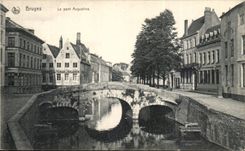 CPA Belgium Belgie Liege the Augustins bridge