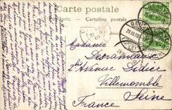 Switzerland CPA Geneva Places Bel Air