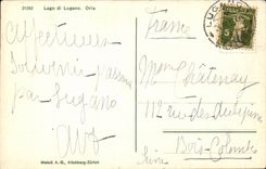 Suisse CPA Lago di Lugano Oria