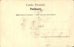 Belgie Belgium Marchienne with bridge CPA Town hall