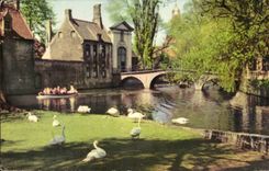 Belgium - Belgien - Belgium - Brugge Hef Begijnhof Bruges Beguinage CPA