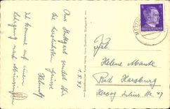 Germany Stuttgart Hindenburgplatz CPA