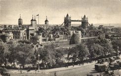 The United Kingdom CPA London Tower off London and tower bridge