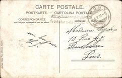 Evian les Bains CPA Port and thrown