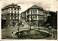 Switzerland CPA Genova Piazza Corvetto Via Assarotti
