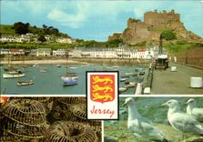 The United Kingdom Jersey MODERN CARD Mount Pride Castle Gorey