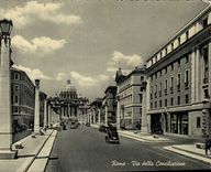 MODERNE KARTE Rom Italien-Italien uber della Conciliazione