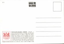 The United Kingdom London London MODERN CARD Trafalgar public garden