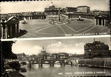 Des Italien-Italien MODERNE Basilika S Pietro KARTE Rom-Marktplatz-E