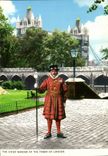 The United Kingdom MODERN CARD London London The chief warder off the tower off London