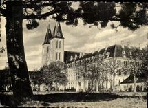 Belgie Belgium Abbey of Maredsous CPA Abbey and esplanade