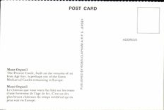 The United Kingdom Jersey MODERN CARD Mount Castle Pride & tables