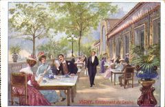 Vichy CPA Restaurant du casino