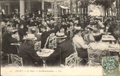 Vichy CPA Le parc La Restauration (restaurant)