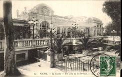 Vichy CPA Le casino Un coin de la terrasse