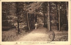 CPA the salte quarry close Vichy the way of the cascade