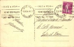 CPA the salte quarry close Vichy the way of the cascade