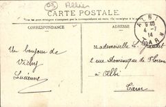 Vichy CPA Buvette de la source Grande grille